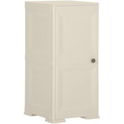 Vidaxl - Armoire plastique 40x43x85,5 cm design bois glace à la vanille Crème