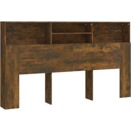 Armoire de tête de lit Chêne fumé 180x19x103,5 cm Vidaxl Smoked oak