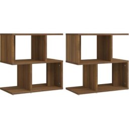 Tables de chevet 2 pcs Chêne marron 50x30x51,5 cm Vidaxl Chêne marron