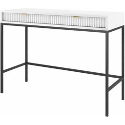 Coiffeuse nova sands T104 console 104 cm blanc mat