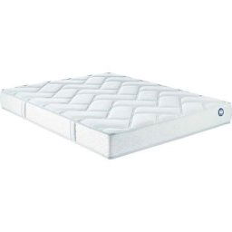 Matelas Bultex haute densité, ferme et confortable, ready 160x200 - Blanc