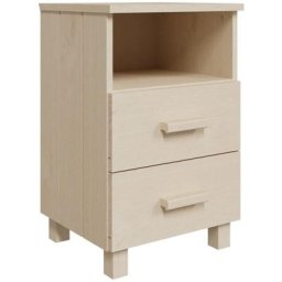Table de chevet hamar Marron miel 40x35x62cm Bois de pin massif Vidaxl marron miel