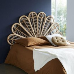 Tête de lit en rotin 160 cm - Naturel