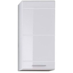 Mezzo Armoire murale de rangement pour salle de bain, blanc. - Blanc