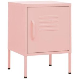 Table de chevet Rose 35x35x51 cm Acier Vidaxl Rose