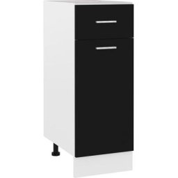 Vidaxl - Armoire de plancher à tiroir Noir 30x46x81,5 cm Aggloméré Black