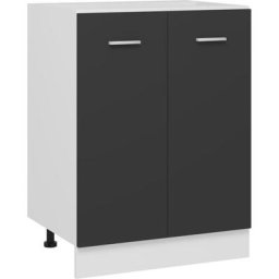 Vidaxl - Armoire de plancher Gris 60x46x81,5 cm Aggloméré Grey