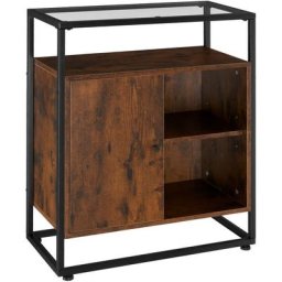 Commode Conventry 70x38x80,5cm - Commode, console, table console - bois foncé industriel