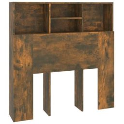 Vidaxl - Armoire de tête de lit Chêne fumé 100x19x103,5 cm Smoked oak
