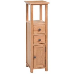 Tagère d'angle 26 x 26 x 94 cm Bois de chêne massif Vidaxl Brun
