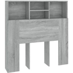 Vidaxl - Armoire de tête de lit Sonoma gris 100x19x103,5 cm Grey sonoma