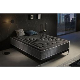 Matelas Premium Black Multizone, 27 cm, 140x200 cm Moonia