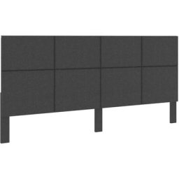 Tête de lit Gris foncé Tissu 200x200 cm vidaXL - N/A
