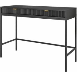 Coiffeuse nova sands T104 console 104 cm noir mat