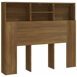 Armoire de tête de lit Chêne marron 120x19x103,5 cm vidaXL - Brown oak