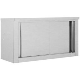 Armoire de cuisine avec portes coulissantes 90x40x50 cm Inox Vidaxl n/a