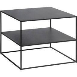 Pebble Table basse 65 x 65 cm, noir.
