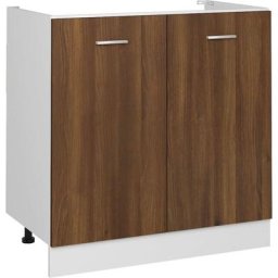 Armoire de plancher d'évier Chêne marron 80x46x81,5 cm Vidaxl Chêne marron