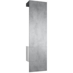 Garderobe Meubles d'entrée Carlton Set 5 Blanc - haute brillance & tons naturels - Panneau en
