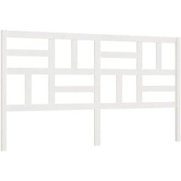 Vidaxl - Tête de lit Blanc 206x4x104 cm Bois massif de pin White