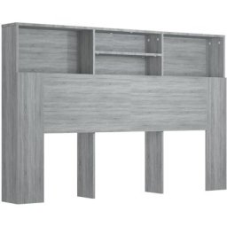 Armoire de tête de lit Sonoma gris 160x19x103,5 cm Vidaxl Grey sonoma