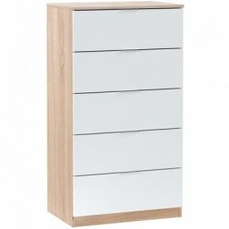 Commode commode chêne blanc cm 60 x 40 x 110 h