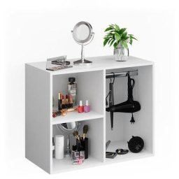 Meuble d'appoint ""Isabelle"" Blanc Vicco