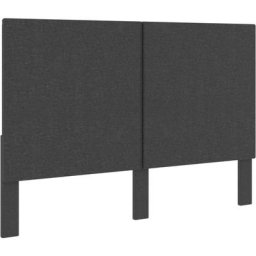 Vidaxl - Tête de lit Gris foncé Tissu 180x200 cm n/a