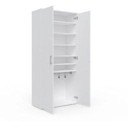 Armoire à chaussures ""Torge"" Blanche murale Vicco