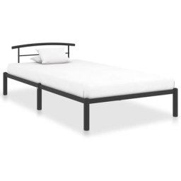 Cadre de lit Noir Métal 90 x 200 cm vidaXL - Black