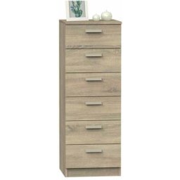 Commode Tibet Color Cambrian 6 tiroirs commode de rangement 110x40x40 cm