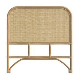 Tête de lit 90 cm en rotin naturel - Grace - Marron Clair