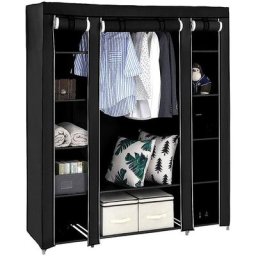 Armoire de Rangement Garde-Robe, Penderie de Chambre diy intérieur, Penderie Dressing Textile en
