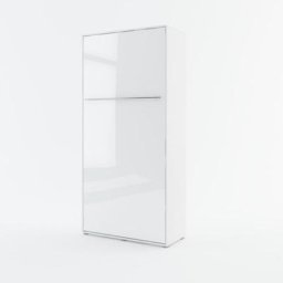 Lenart Lit escamotable Concept Pro CP03 90x200 vertical blanc brillant