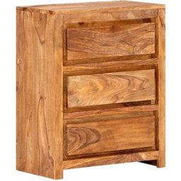 Vidaxl - Armoire à tiroirs 60x33x75 cm Bois d'acacia massif n/a
