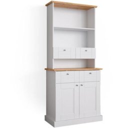 Vicco - tagère de cuisine ""Bergamo Blanc/Chêne