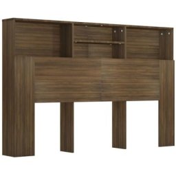 Armoire de tête de lit Chêne marron 160x19x103,5 cm Vidaxl Brown oak