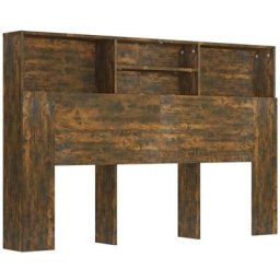 Armoire de tête de lit Chêne fumé 160x19x103,5 cm Vidaxl Smoked oak