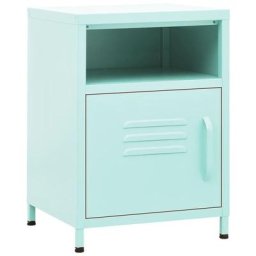 Table de chevet Vert menthe 35x35x51 cm Acier Vidaxl Menthe