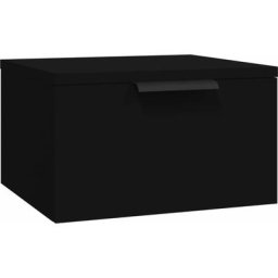 Table de chevet murale noir 34x30x20 cm Vidaxl Black