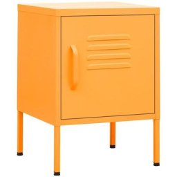 Table de chevet Jaune moutarde 35x35x51 cm Acier vidaXL - jaune moutarde