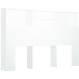 Vidaxl - Armoire de tête de lit Blanc 160x19x103,5 cm White