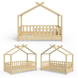 Lit cabane ""Design 140x70cm Nature Vitalispa