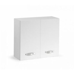 Lément mural modulable pour cuisine Frêne Blanc 2 portes Cm 80x32xH 72