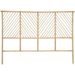 Tête de lit Carmen en rotin H120cm Atmosphera créateur d'intérieur - Beige