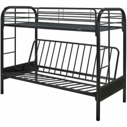 Lit mezzanine polo - 90 x 190 cm - Noir