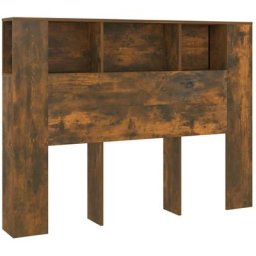 Vidaxl - Armoire de tête de lit Chêne fumé 140x18,5x104,5 cm Chêne fumé
