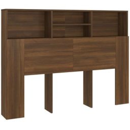 Vidaxl - Armoire de tête de lit Chêne marron 140x19x103,5 cm Chêne marron