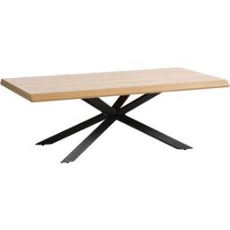 Arno Table basse 68 x 130 cm, chêne, noir.
