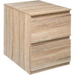 5five - Commode 2 tiroirs Dolo effet bois naturel - 5 five simply smart - Effet bois naturel